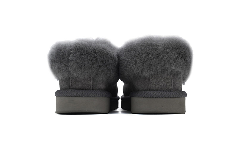 【BA5AP】塔茨特灰色 UGG 一脚蹬包头及踝雪地靴 1134810 UGG Tazzette Grey