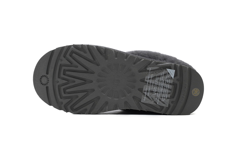 【BA5AP】塔茨特灰色 UGG 一脚蹬包头及踝雪地靴 1134810 UGG Tazzette Grey