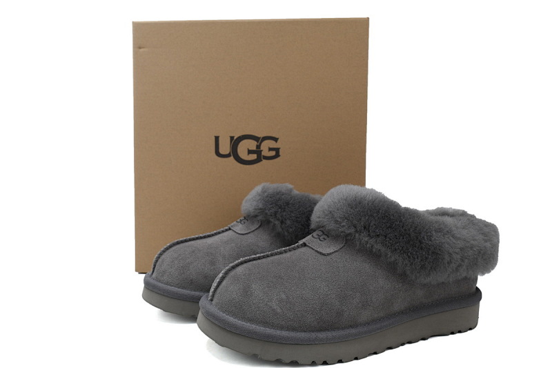 【BA5AP】塔茨特灰色 UGG 一脚蹬包头及踝雪地靴 1134810 UGG Tazzette Grey