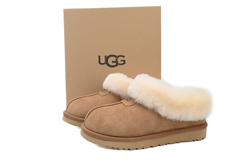 【BA5AP】塔茨特栗色 UGG 一脚蹬包头及踝雪地靴 1134810 UGG Tazzette Brown
