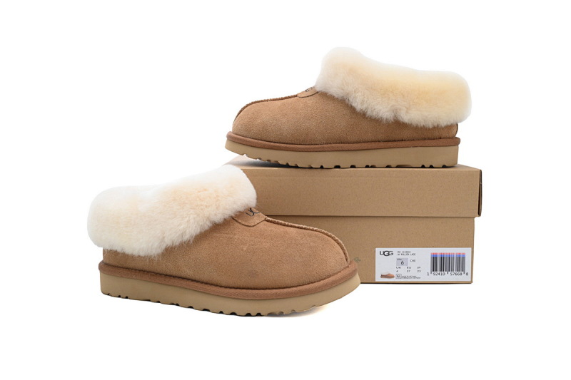 【BA5AP】塔茨特栗色 UGG 一脚蹬包头及踝雪地靴 1134810 UGG Tazzette Brown