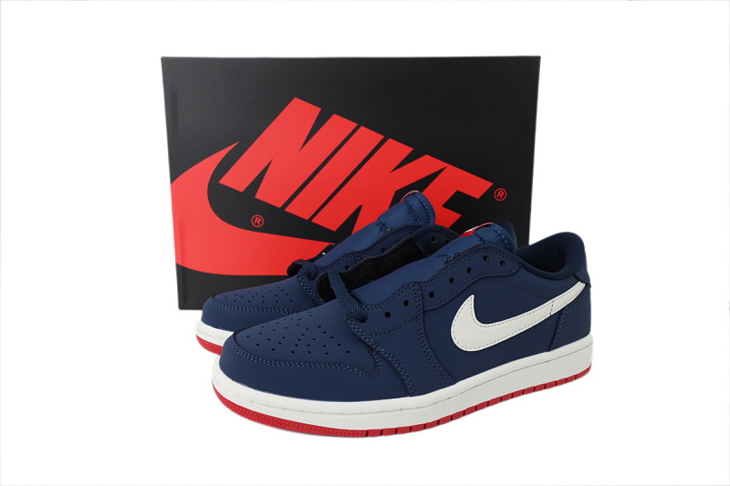 【AA1TA】蓝白红 乔丹1代低帮 IX8478-410 Air Jordan 1 Low OG 'Howard University'