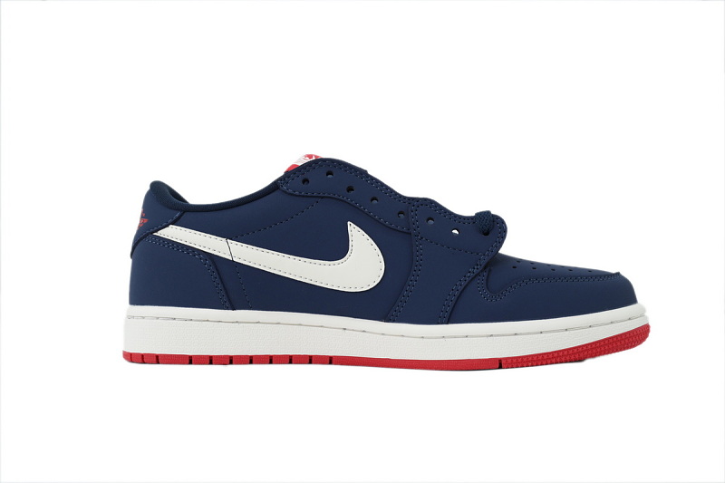 【AA1TA】蓝白红 乔丹1代低帮 IX8478-410 Air Jordan 1 Low OG 'Howard University'