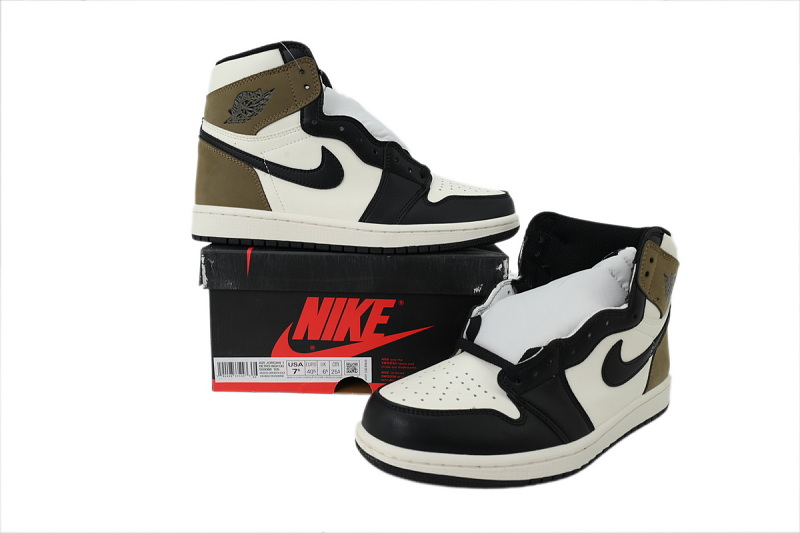 【AA1TA】黑摩卡 乔丹1代高帮 555088-105 Air Jordan 1 Retro High OG 'Dark Mocha'
