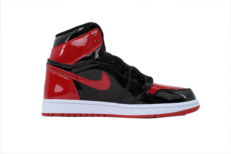 【AA1TA】黑红镜面 乔丹1代高帮 555088-063 Air Jordan 1 Retro High OG 'Patent Bred'