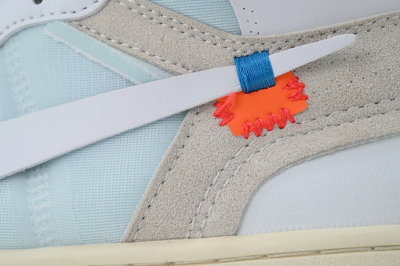 【AA1TA】白蓝OW 乔丹1代高帮 AQ0818-100 Off-White x Air Jordan 1 Retro High OG 'White' 2018