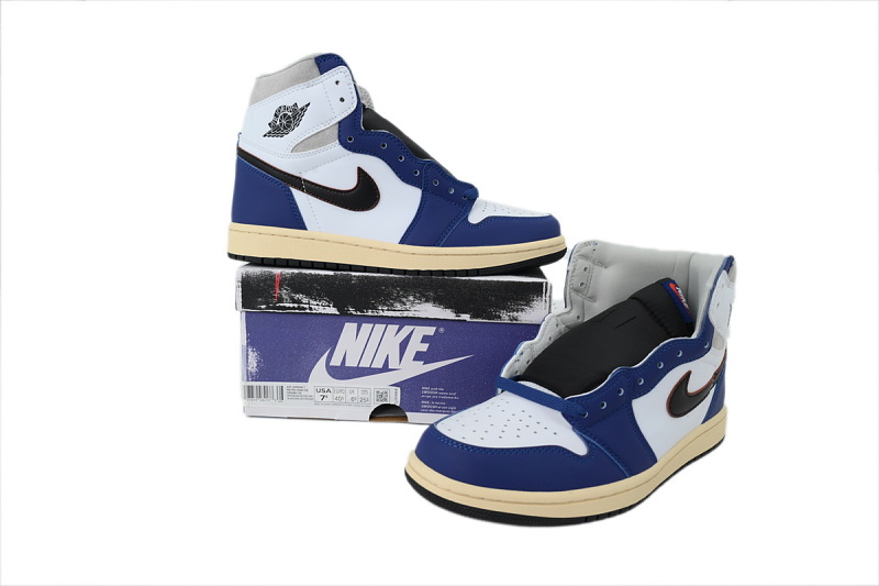 【AA1TA】黑蓝 乔丹1代高帮 DZ5485-100 Air Jordan 1 Retro High OG 'Rare Air - Deep Royal Blue'