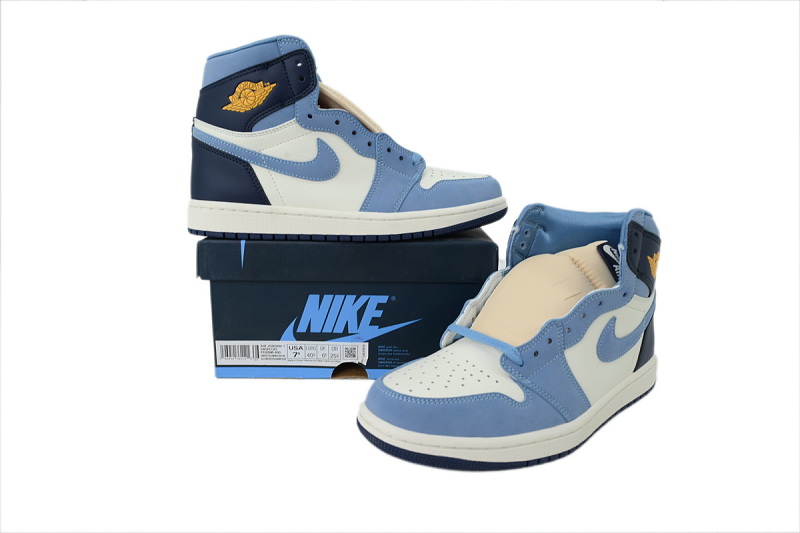 【AA1TA】蓝白 乔丹1代高帮 FD2596-400 Wmns Air Jordan 1 Retro High OG 'First in Flight'