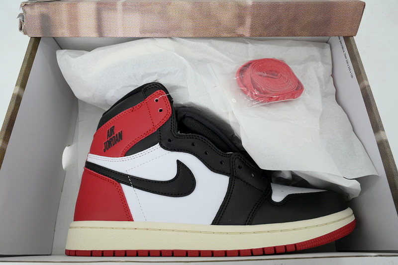 【AA1TA】复刻黑脚趾 乔丹1代高帮 DZ5485-106 Air Jordan 1 Retro High OG 'Black Toe Reimagined'