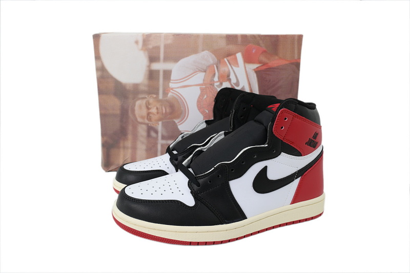 【AA1TA】复刻黑脚趾 乔丹1代高帮 DZ5485-106 Air Jordan 1 Retro High OG 'Black Toe Reimagined'