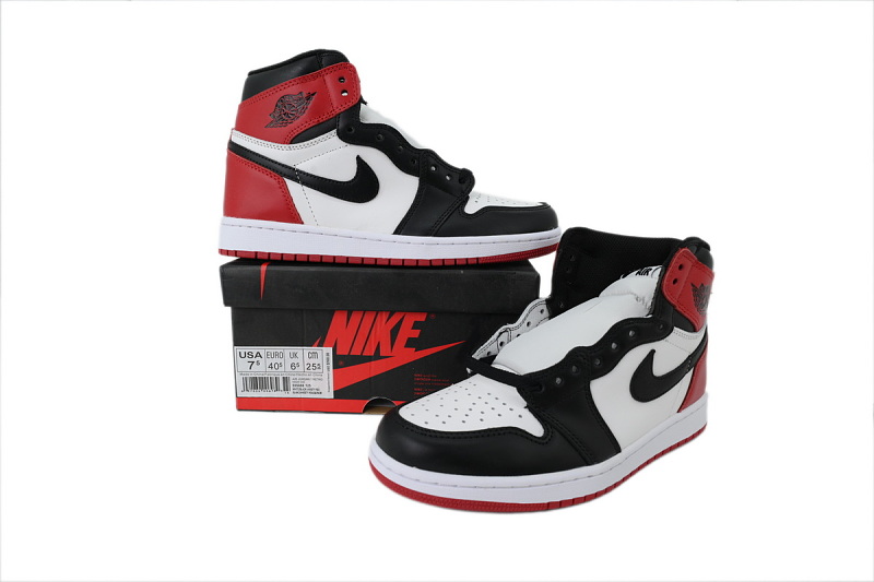 【AA1TA】黑脚趾 乔丹1代高帮 555088-125 Air Jordan 1 Retro High OG 'Black Toe' 2016