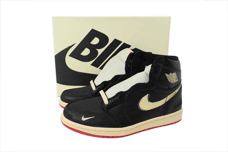 【AA1TA】白黑红 乔丹1代高帮 IB8958-100 Fragment Design x Travis Scott x Air Jordan 1 White, black, red