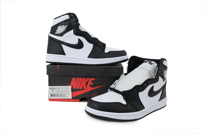 【AA1TA】黑白熊猫 乔丹1代高帮 555088-010 Air Jordan 1 Retro High OG 'Black White' 2014