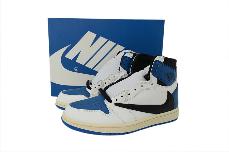 【AA1TA】闪电蓝倒钩 乔丹1代高帮 DH3227-105 Fragment Design x Travis Scott x Air Jordan 1 Retro High