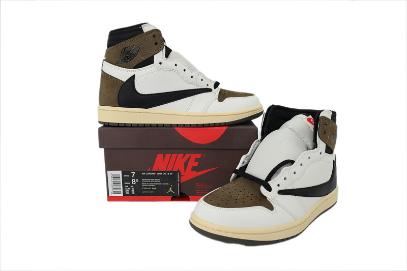 【AA1TA】反转深棕 乔丹1代高帮 CD4487-001 Travis Scott x Air Jordan 1 Retro High OG 'Mocha'