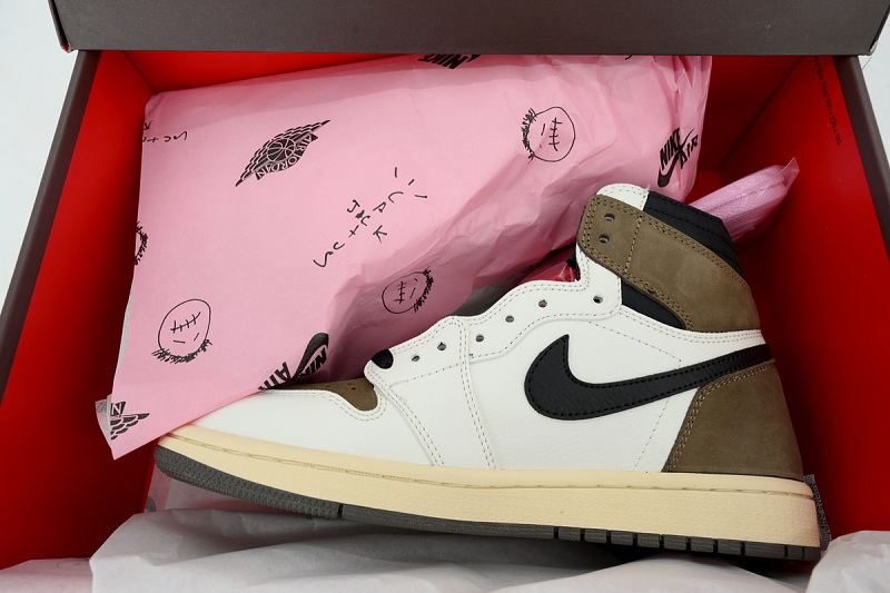 【AA1TA】反转深棕 乔丹1代高帮 CD4487-001 Travis Scott x Air Jordan 1 Retro High OG 'Mocha'