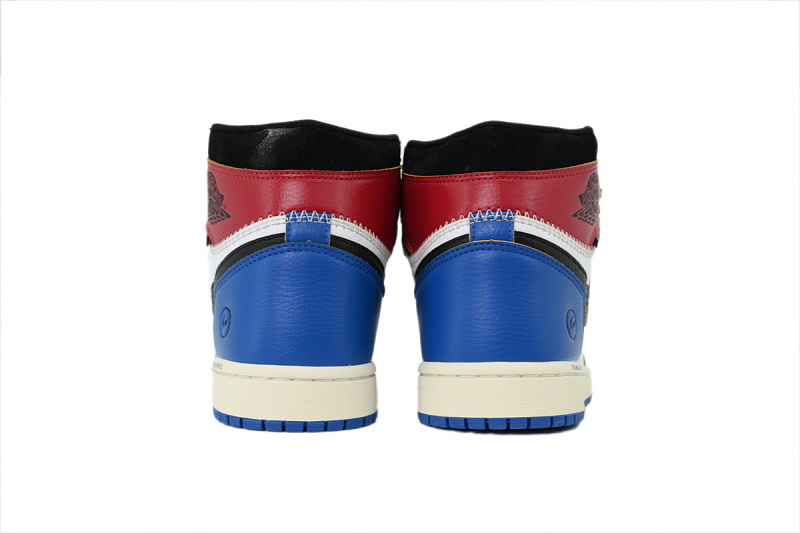 【AA1TA】UN黑白蓝 乔丹1代高帮 I07847-002 Fragment Design x Union LA x Air Jordan 1 Retro High OG 'Varsity Red'