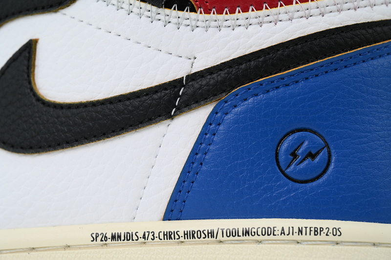 【AA1TA】UN黑白蓝 乔丹1代高帮 I07847-002 Fragment Design x Union LA x Air Jordan 1 Retro High OG 'Varsity Red'
