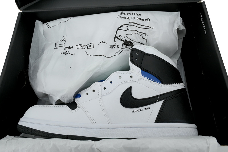 yupoo_317721_75e48ad3.jpg 【AA1TA】UN闪电黑白 乔丹1代高帮 II7282-100Fragment Design x Union LA x Air Jordan 1 Retro High OG 'White Black'