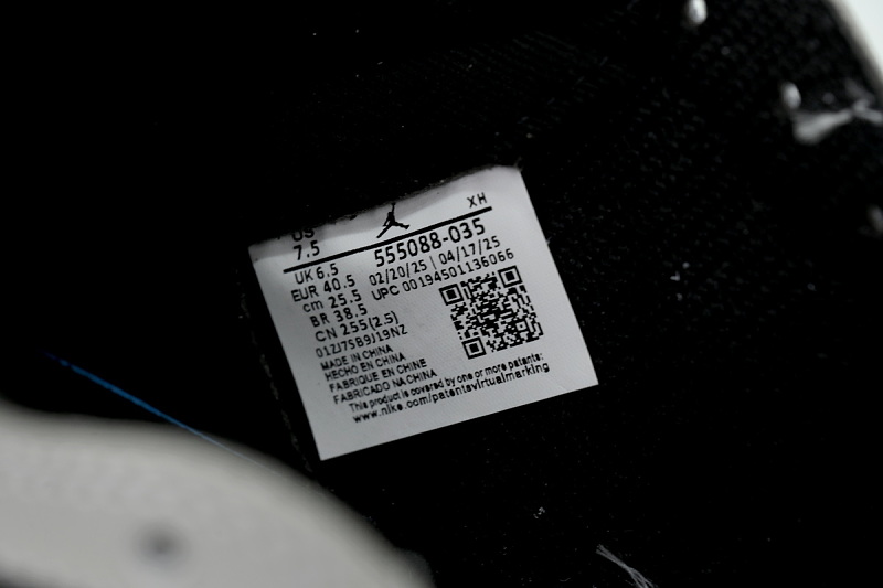【AA1TA】黑灰 乔丹1代高帮 555088-035 Air Jordan 1 Retro High OG 'Shadow 2.0'