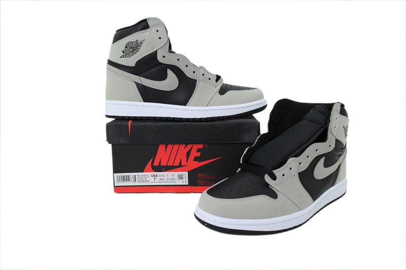 【AA1TA】黑灰 乔丹1代高帮 555088-035 Air Jordan 1 Retro High OG 'Shadow 2.0'