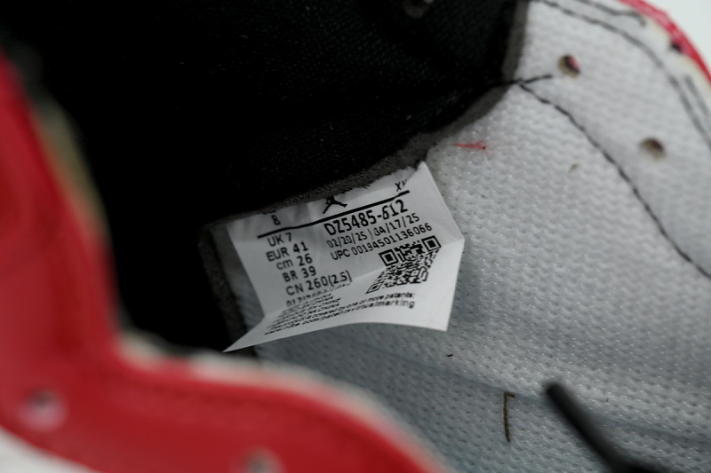 【AA1TA】复刻芝加哥 乔丹1代高帮 DZ5485-612 Air Jordan 1 Retro High OG 'Chicago Lost & Found'