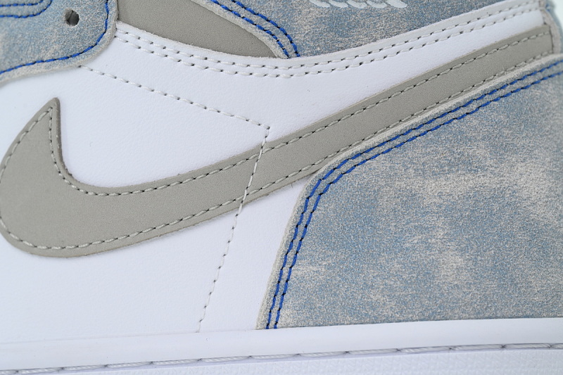 【AA1TA】水洗蓝 乔丹1代高帮 555088-402 Air Jordan 1 Retro High OG 'Hyper Royal'