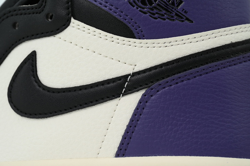 【AA1TA】黑紫脚趾 乔丹1代高帮 555088-501 Air Jordan 1 Retro High OG 'Court Purple'