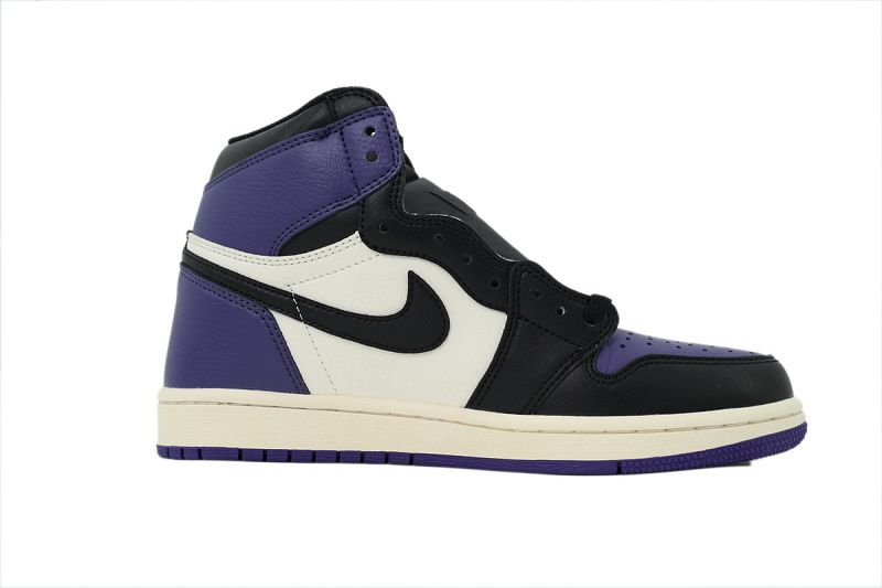 【AA1TA】黑紫脚趾 乔丹1代高帮 555088-501 Air Jordan 1 Retro High OG 'Court Purple'