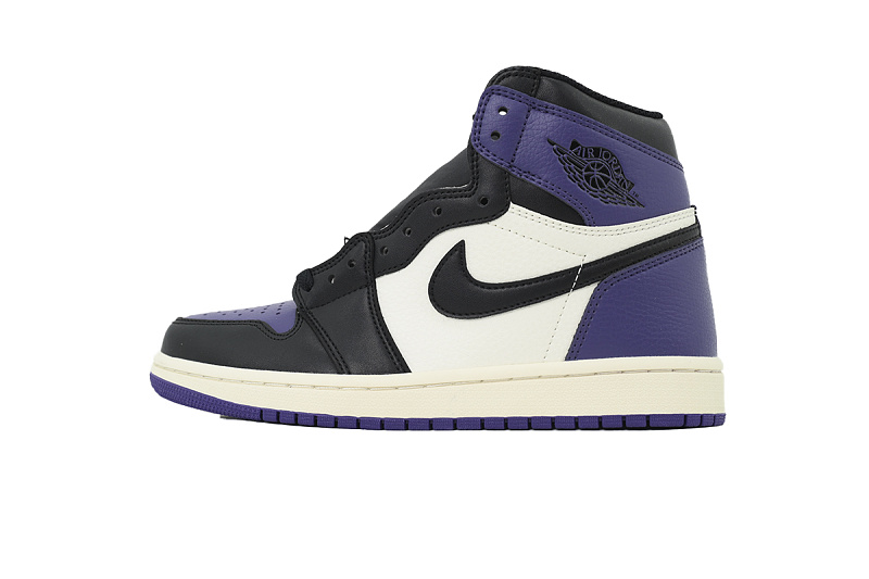 【AA1TA】黑紫脚趾 乔丹1代高帮 555088-501 Air Jordan 1 Retro High OG 'Court Purple'