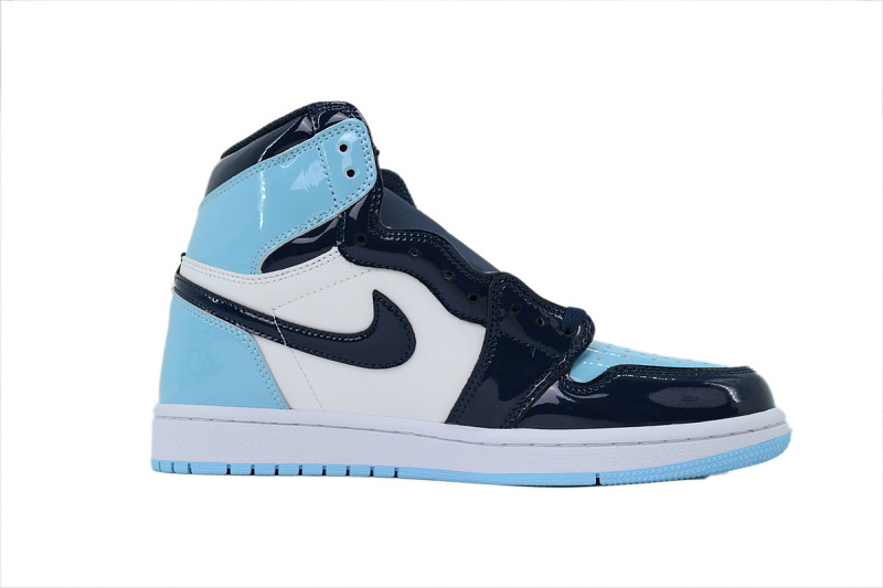 【AA1TA】镜面北卡蓝 乔丹1代高帮 CD0461-401 Wmns Air Jordan 1 Retro High OG 'Blue Chill'