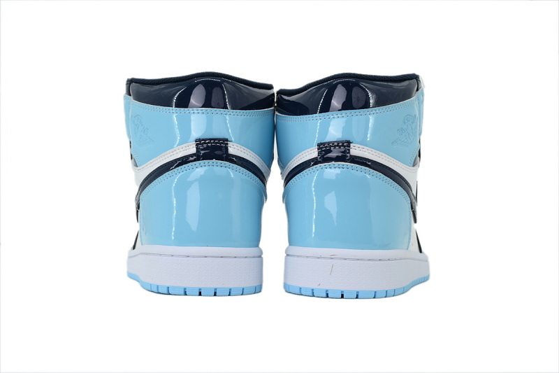 【AA1TA】镜面北卡蓝 乔丹1代高帮 CD0461-401 Wmns Air Jordan 1 Retro High OG 'Blue Chill'