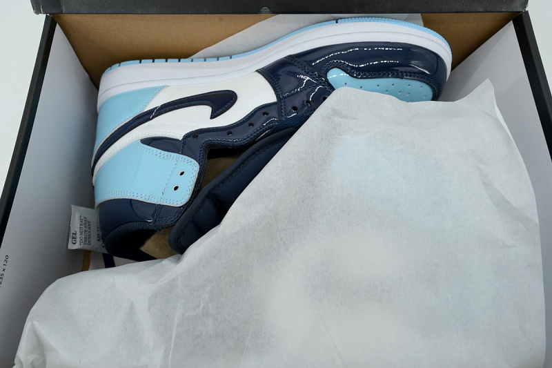 【AA1TA】镜面北卡蓝 乔丹1代高帮 CD0461-401 Wmns Air Jordan 1 Retro High OG 'Blue Chill'