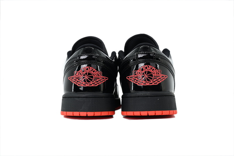 【AA1AQ】漆皮黑 乔丹1代低帮 IQ2191-001 Air Jordan 1 Low SE 'Sail Baroque Brown Team Red'