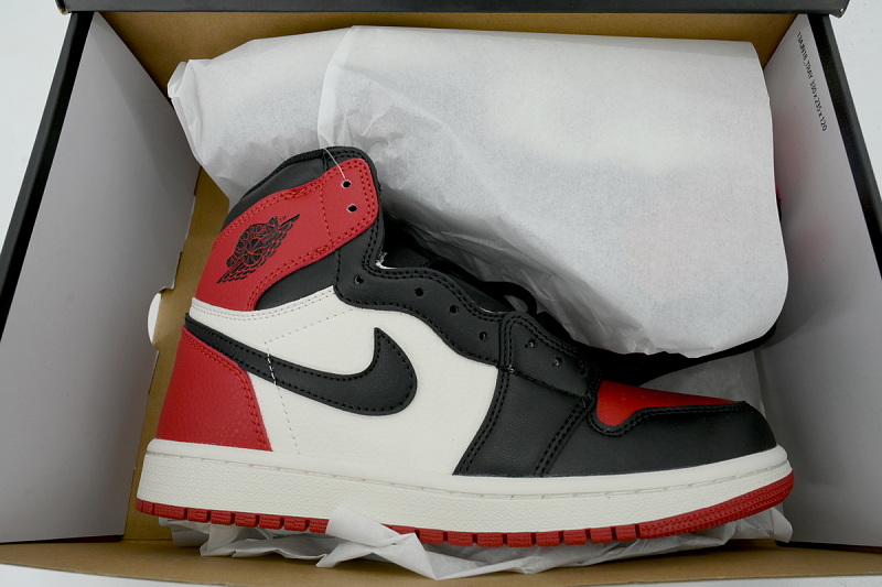 【AA1TA】红脚趾 乔丹1代高帮 555088-610 Air Jordan 1 Retro High OG 'Bred Toe'