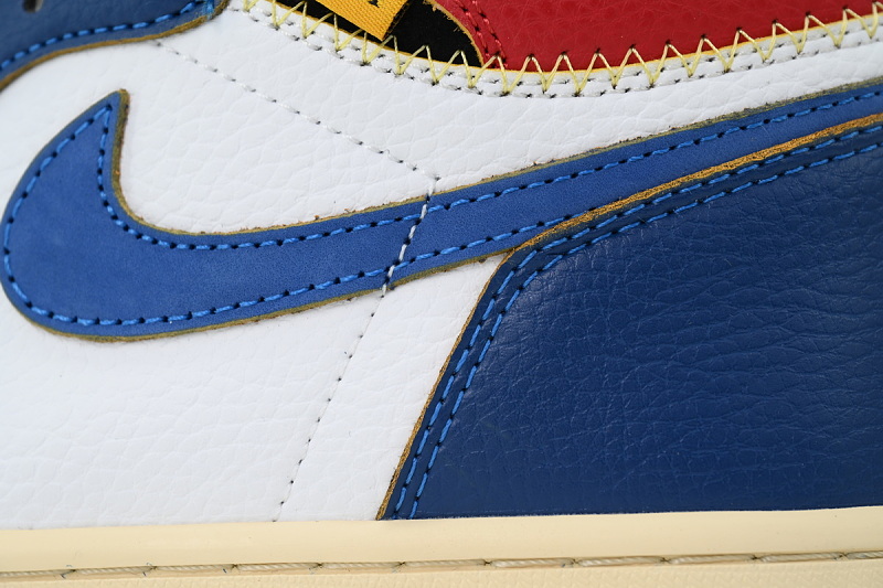 【AA1TA】UN蓝黑红 乔丹1代高帮 BV1300-146 Union LA x Air Jordan 1 Retro High NRG 'Storm Blue'