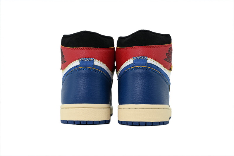 【AA1TA】UN蓝黑红 乔丹1代高帮 BV1300-146 Union LA x Air Jordan 1 Retro High NRG 'Storm Blue'