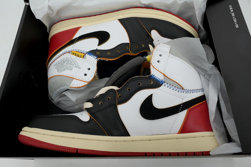 【AA1TA】UN黑白 乔丹1代高帮 BV1300-106 Union LA x Air Jordan 1 Retro High NRG 'Black Toe'