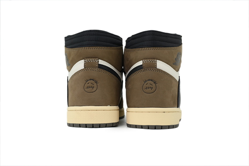 【AA1TA】深棕倒钩 乔丹1代高帮 CD4487-100 Travis Scott x Air Jordan 1 Retro High OG 'Mocha'