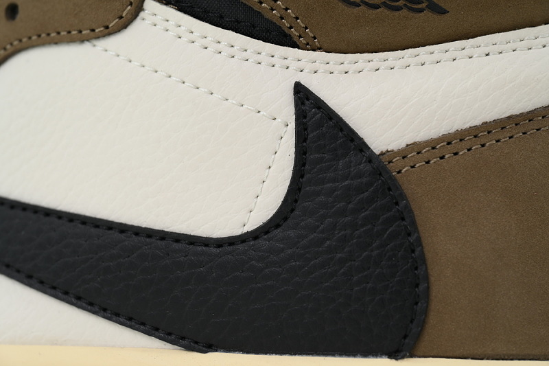 【AA1TA】深棕倒钩 乔丹1代高帮 CD4487-100 Travis Scott x Air Jordan 1 Retro High OG 'Mocha'