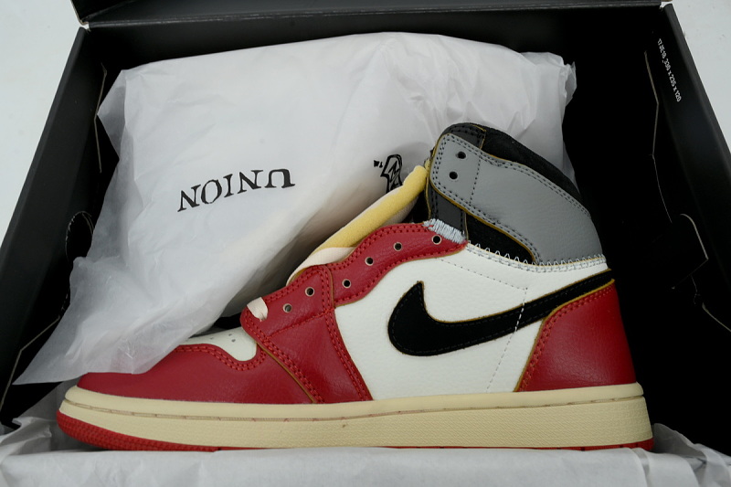 【AA1TA】黑红灰 乔丹1代高帮 HV8563-600 Union LA x Air Jordan 1 Retro High OG SP 'Chicago Shadow'