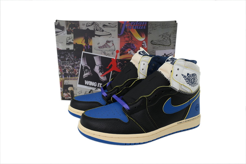 yupoo_318244_bad5c4f9.jpg 【AA1TA】UN白蓝黑 乔丹1代高帮 IO7847-001 Fragment Design x Union LA x Air Jordan 1 Retro High OG 'Sport Royal'