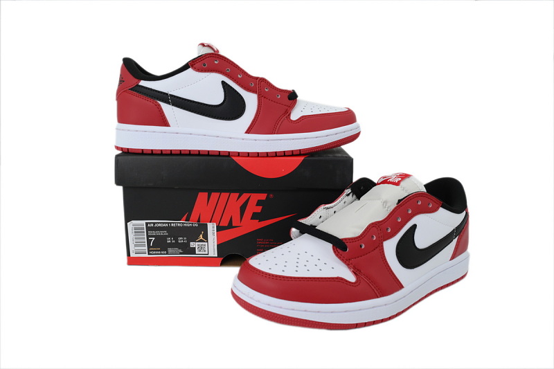 【AA1TA】复刻芝加哥 乔丹1代低帮 HQ6998-600 Air Jordan 1 Retro Low OG 'Chicago' 2025