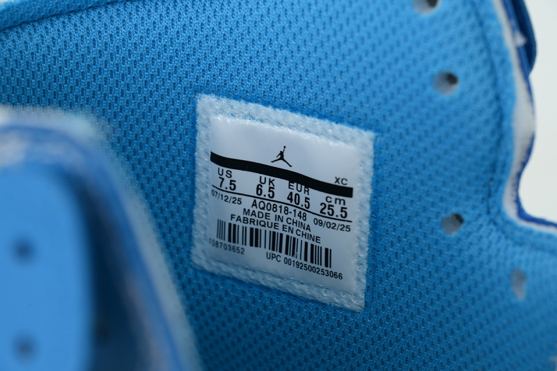 【AA1TA】北卡蓝OW 乔丹1代高帮 AQ0818-148 Off-White x Air Jordan 1 Retro High OG 'UNC'