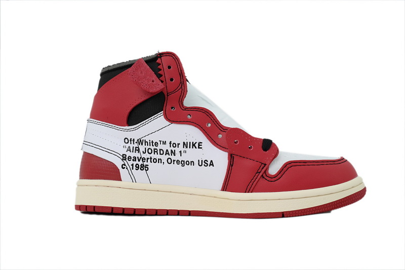 【AA1TA】芝加哥OW 乔丹1代高帮 AA3834-101 Off-White x Air Jordan 1 Retro High OG 'Chicago'