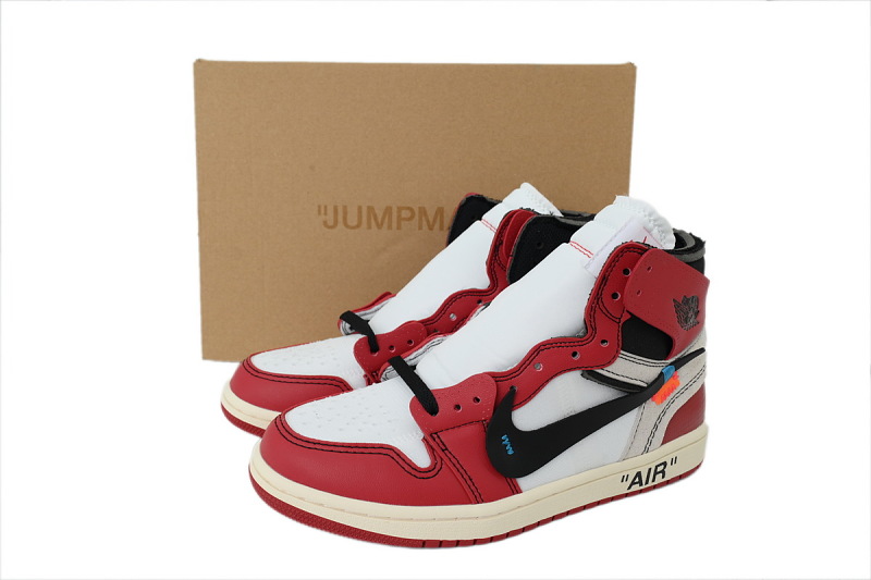 【AA1TA】芝加哥OW 乔丹1代高帮 AA3834-101 Off-White x Air Jordan 1 Retro High OG 'Chicago'