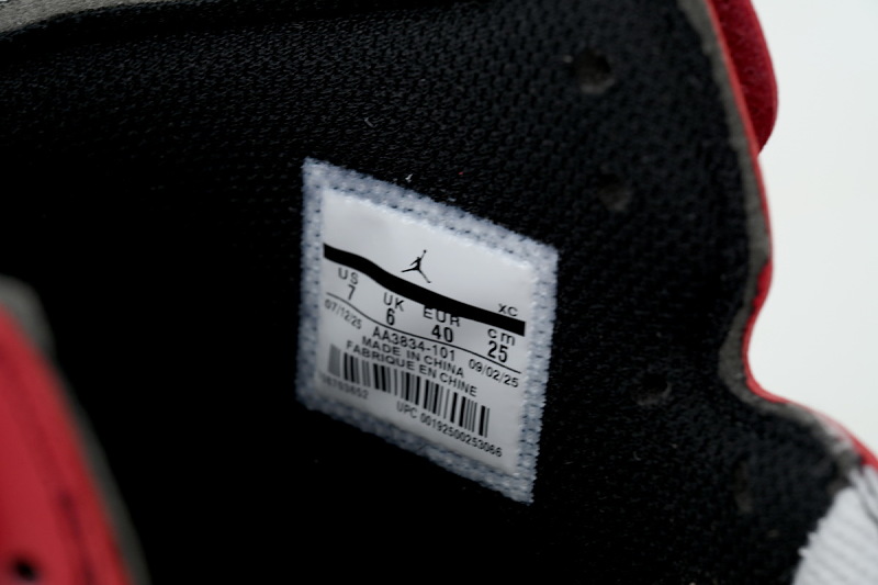 【AA1TA】芝加哥OW 乔丹1代高帮 AA3834-101 Off-White x Air Jordan 1 Retro High OG 'Chicago'