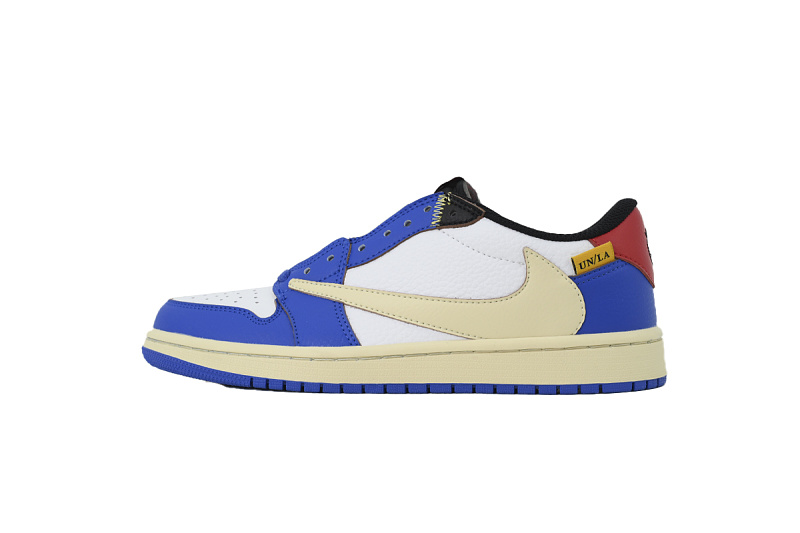 【AA1TA】白蓝 乔丹1代低帮 DM7866-111 Nike Air Jordan 1 Low OG SP x Travis Scott x Union LA Blue White