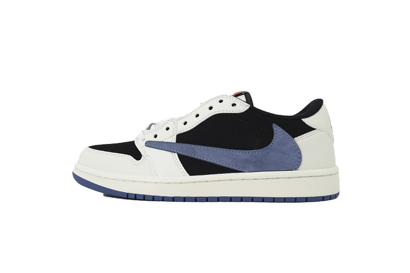 【AA1TA】黑蓝 乔丹1代低帮 DM7866-040 Travis Scott x Air Jordan 1 Low Low Hooked Black Jade