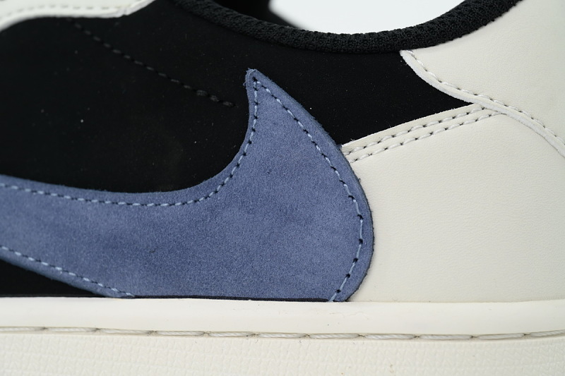【AA1TA】黑蓝 乔丹1代低帮 DM7866-040 Travis Scott x Air Jordan 1 Low Low Hooked Black Jade